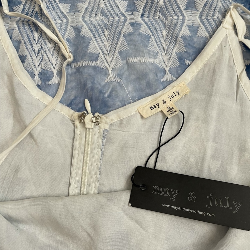 “July & may” Bohemian Summer Dress NWT Size M - Picture 3 of 4